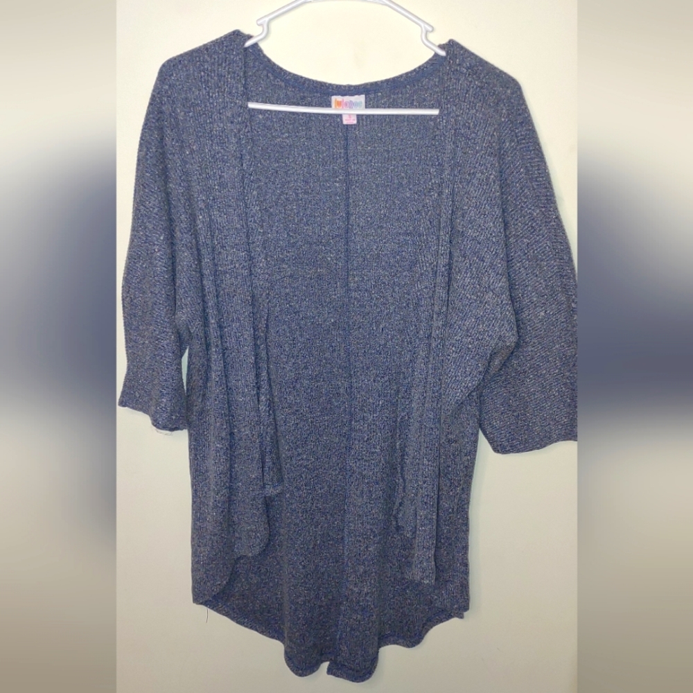 LuLaRoe Open Front Cardigan Grey Size Small
